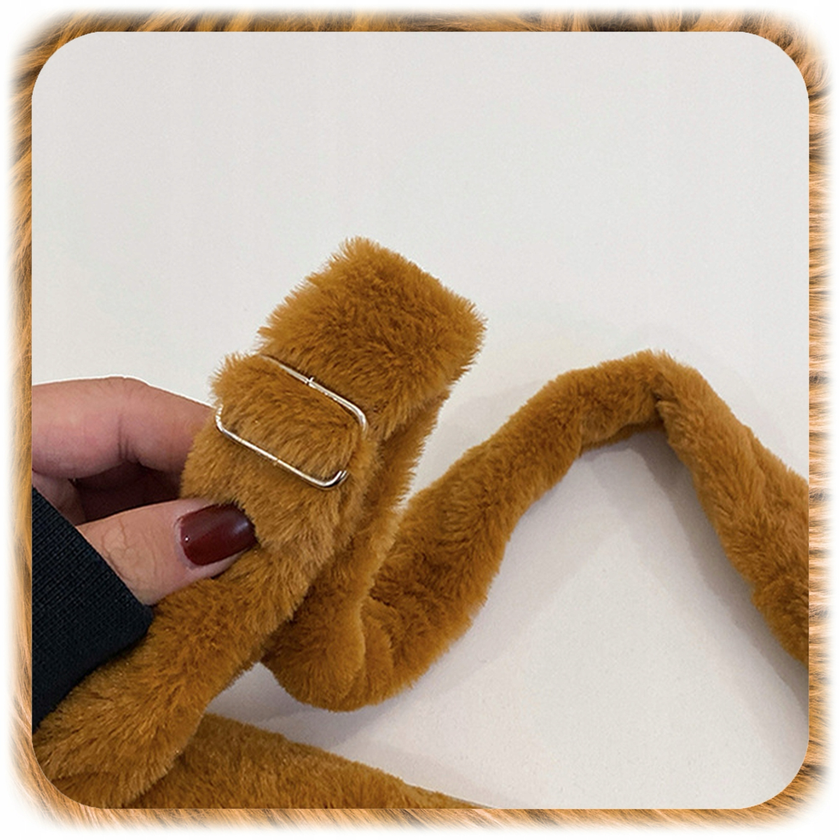 Capybara Plush Backpack with Flower
