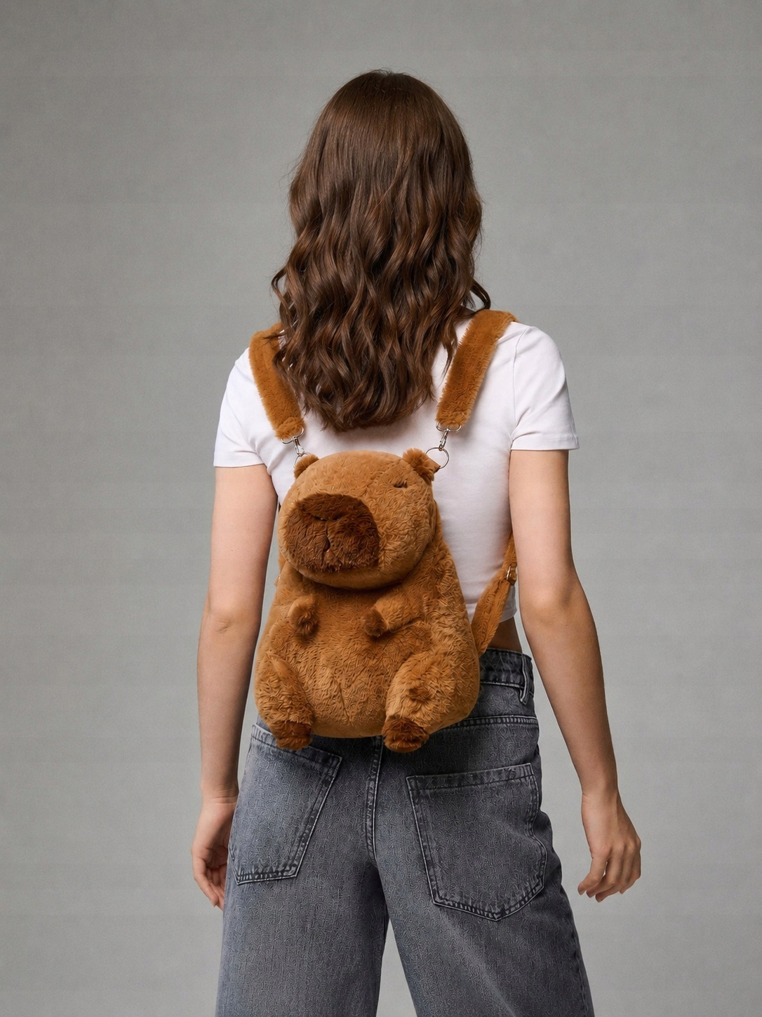 Capybara Plush Backpack