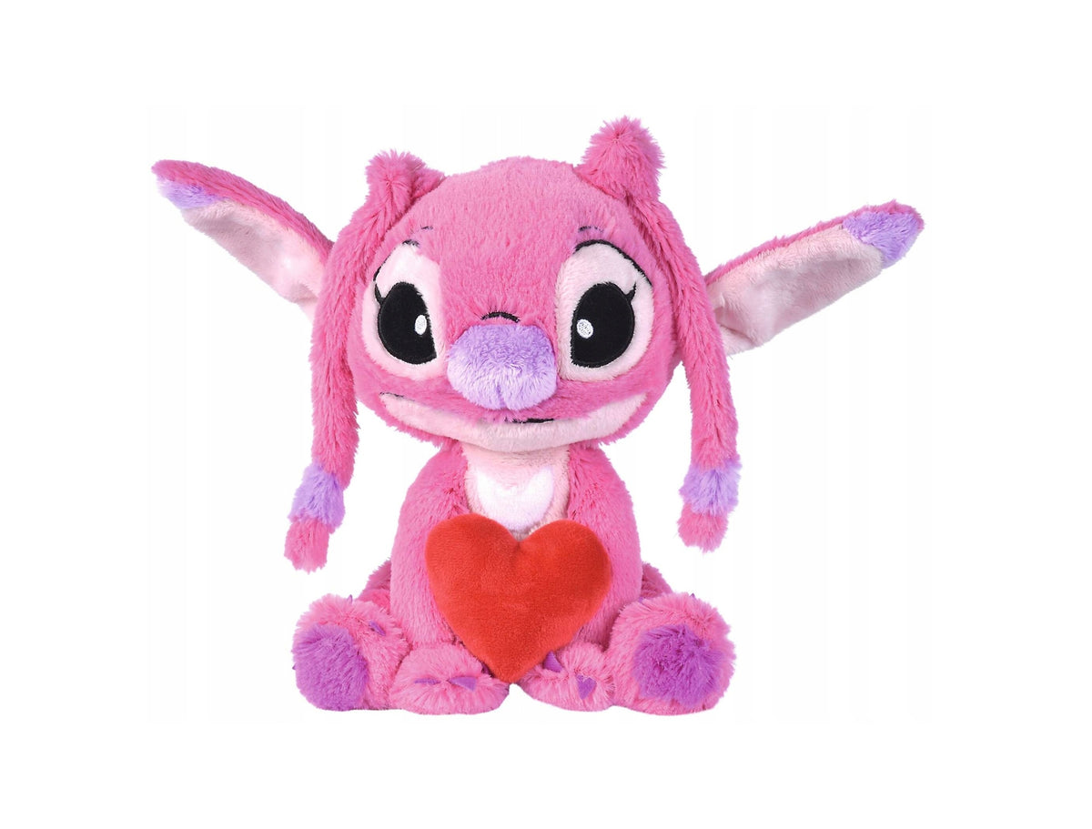 Stitch Angel with a red heart 25cm
