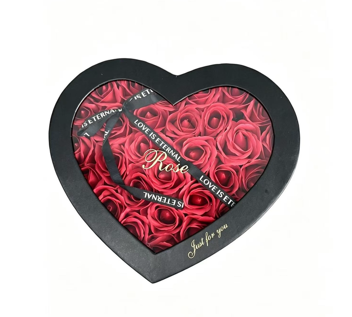From the Heart Red Rose Box