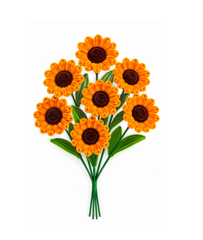 Plush Sunflower Bouquet (7 Pieces)