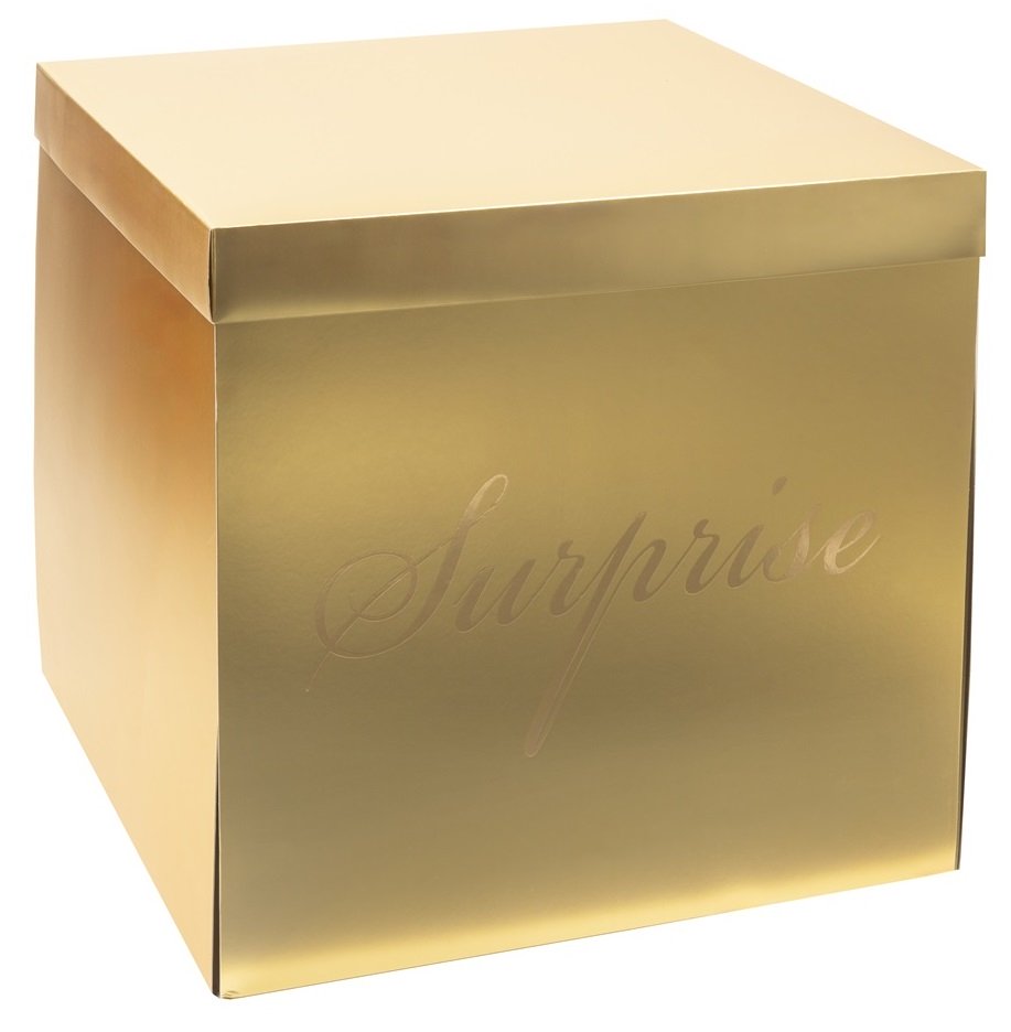 SURPRISE gift box - gold