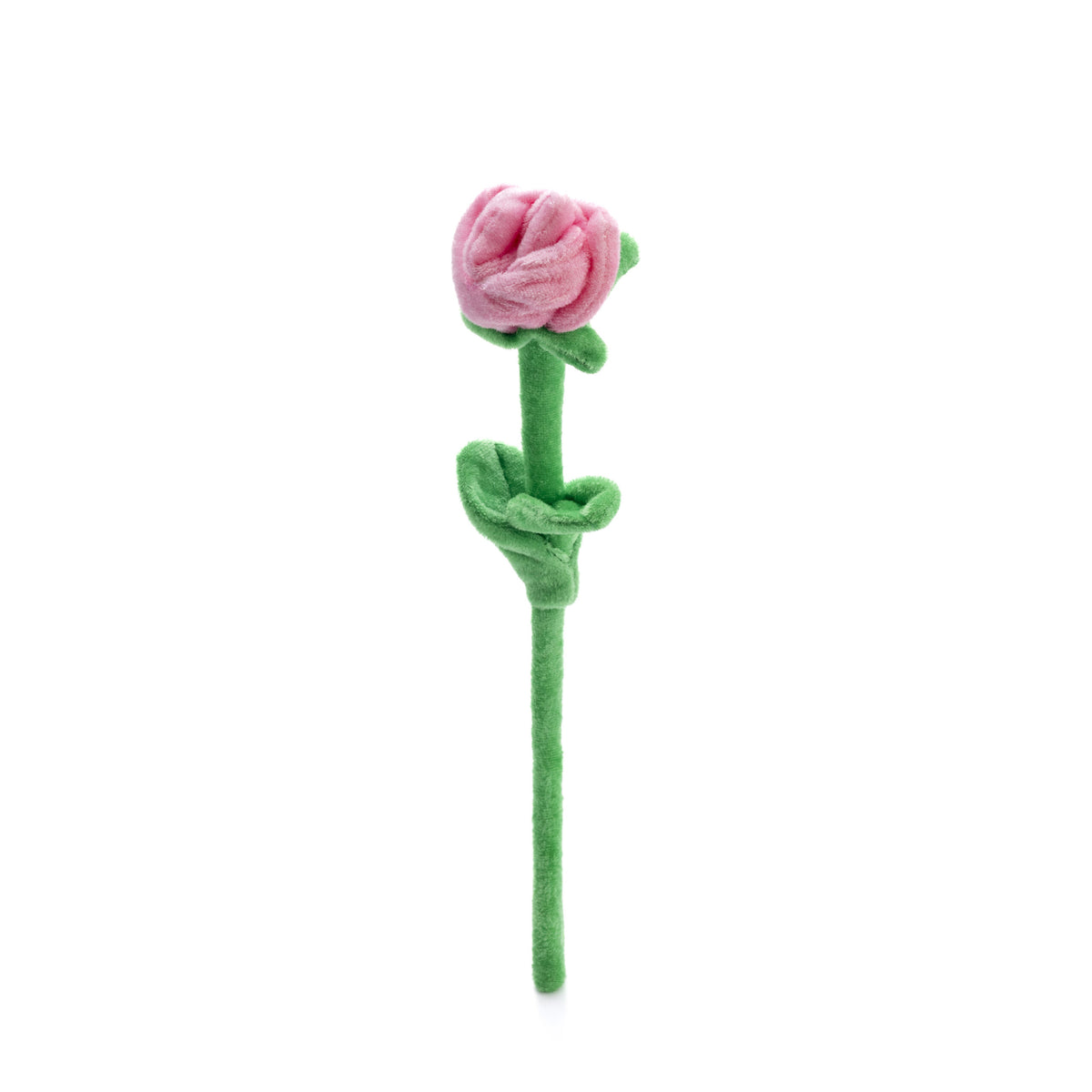 Plüschige rosa Rose