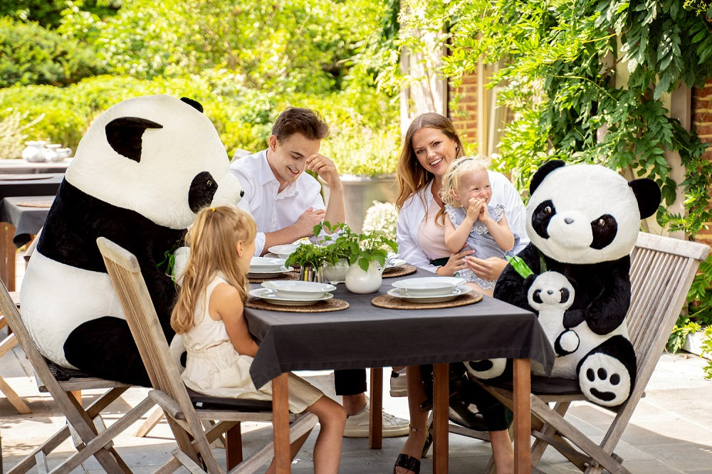 Panda z maluszkiem