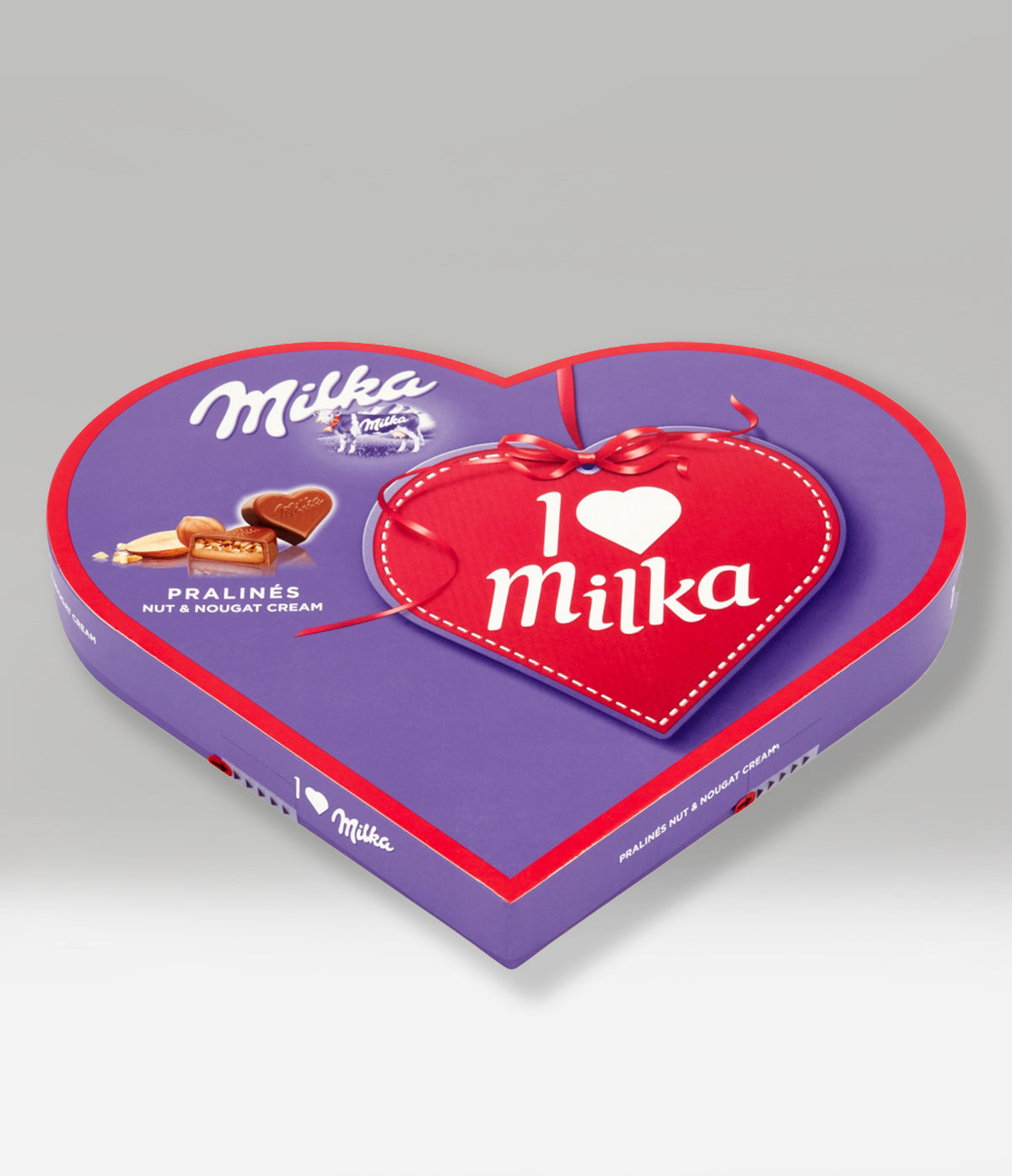 Milka heart-shaped