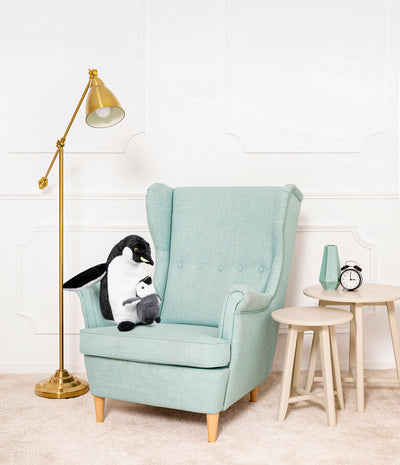Penguin with a child