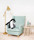 Penguin with a child