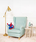 Spider-Man sitting